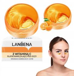 Lanbena 60 Db C-vitaminos Hidrogél Szemmaszk Párna (Żelowe Płatki pod oczy Vitamin C odmładzające)