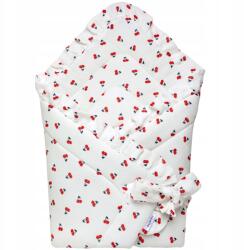 Jukki Csecsemő pólya muszlin pamut takaró Jukki Cherries (Cseresznyés) (5904506823277)