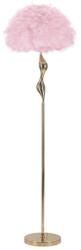 Mauro Ferretti Slim állólámpa tollakkal arany/rózsaszín ø 50x165 cm