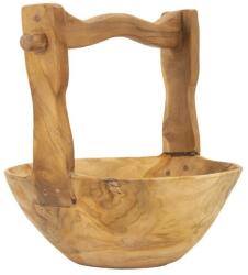 Mauro Ferretti Timbo tál tölgyfából barna 32x25x27 cm