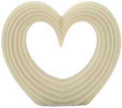 Mauro Ferretti Lovvy szív alakú figura quarzt fehér 21x6x19 cm