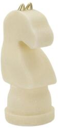 Mauro Ferretti Quartz sakk ló figura fehér/arany 14x13x31 cm