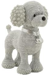 Mauro Ferretti Pudli csillogó figura ezüst 15x9, 5x15 cm