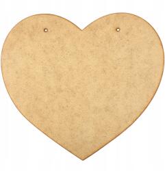 Creative Deco Szív Dísz Mdf lapból, akasztható, decoupage-hoz, festéshez 15 x 13 cm, 4 db (X000PNRPWV)