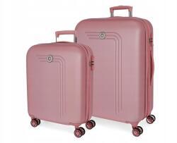 Joumma Bags Movom Riga Pink, Luxus Abs utazóbőrönd szett 70cm/55cm, 5998965 (5998965)