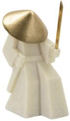 Mauro Ferretti Samurai toku figura b quarzból fehér/arany 14x9x24.5 cm
