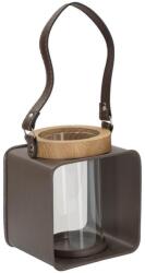 Mauro Ferretti Tobi gyertyatartó barna 16x13x18, 5 cm