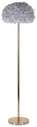 Mauro Ferretti Toll slim állólámpa tollakkal arany/szürke ø 43x170 cm