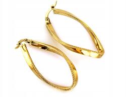 Lovrin Modern arany fülbevaló 375 9k hosszú karika 1.70g nőknek ajándékba