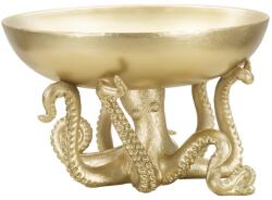 Mauro Ferretti Octupus dekorációs tál arany ø 30x18 cm