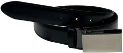  Fekete férfi bőr öv, 130 cm (FO-999-F-130)