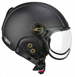 CGM Ebi unisex sí sisak Cgm Ebi Vintage síszemüveggel, matt fekete, L-es méret (801V-BSA-01-D1)