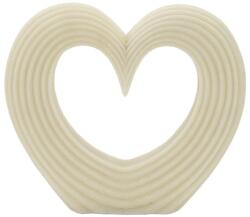 Mauro Ferretti Lovvy szív alakú figura quartz fehér 30x7x26 cm
