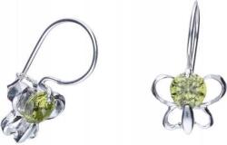 Lovrin Ezüst fülbevaló 925 pillangó cirkóniákkal 1, 70g látványos angol ezüst (Lovrin 46134)