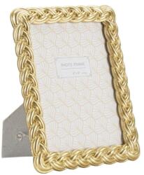 Mauro Ferretti Képkeret fonott mintával arany 19x2x24, 5 ( belső méret 15x20) cm