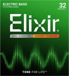 Elixir Single Nikkel Basszusgitárhúr 032 (Nanoweb bevonat)