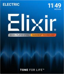 Elixir Elektromos Gitárhúr 11-49 (Nanoweb bevonat)
