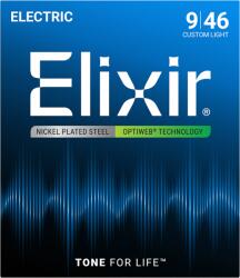 Elixir Elektromos Gitárhúr 9-46 (Optiweb bevonat)