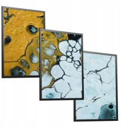 Márvány Arany Fekete 3 db-os poszter szett 50x70 Új