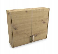  Fali Szekrény Artisan Tölgy 76X62 CM 2 Ajtós 2 Polcos Matt (ZUZIA_76_62X76-ART)