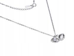 Lovrin Ezüst nyaklánc 925 kagyló gyönggyel, divatos medál, ajándék ötlet (Lovrin 64409)