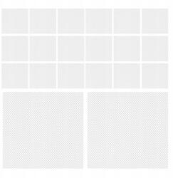  20 db Fursuit Eyes Mesh Party Favor Fursuit Maszk Anyag Szem fehér