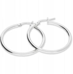 Lovrin Ezüst fülbevaló 925 klasszikus karika angol kapcsos 25mm ajándékba