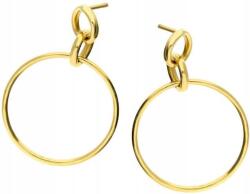 Lovrin Függő arany fülbevaló 585-ös karikák, stekkeres, ajándékba (Lovrin 58830)