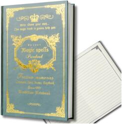  Zöld notesz, tervező, jegyzetfüzet, vonalas, 160 lap, díszített kemény borító, A5-ös méret (Zielony notes notatnik linia 160 kartek)