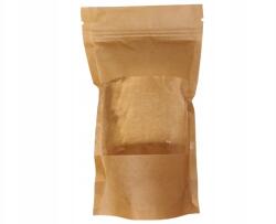 Papír doypack nagy ablakkal 2000ml álló húros tasak 10 db