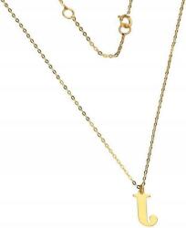 Lovrin Arany nyaklánc 585 celebritás "j" betű medállal, 1g, női, divatos minta, 14 karátos (Lovrin 48559)