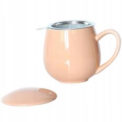 Cup&You Csillogó pasztell teásbögre teafőzővel és fedővel 350ml