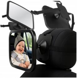  Állítható autós tükör a gyermek megfigyeléséhez, fejtámlára rögzíthető utazáshoz (Lusterko Do Obserwacji Dziecka w Podróży)