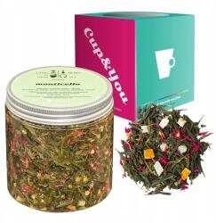 Cup&You Monticello prémium zöld tea papaya búzavirág narancshéj 120g (herbata liściasta sypana mieszanka napar susz)