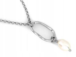 Lovrin 925-ös ezüst nyaklánc gyönggyel r45, súlya 3, 58g, hossza 45cm, elegáns ajándék (60248757)