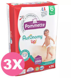 Pommette bugyipelenka 6-os, Autonomy Up, 16+ kg, 108 db