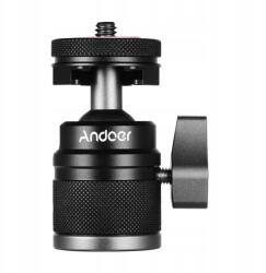 Andoer 2 az 1-ben Mini Vakupapucs Gömbfej 1/4'' Csavarral (D8647)