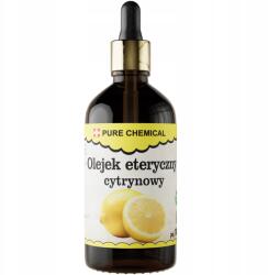 Pure Chemical Citromos Éteri Olaj 0, 1L Friss Citrom Természetes Hozzáadott Anyagok Nélkül 100ml (OLEJEK CYTRYNOWY NATURALNY 100 ml)