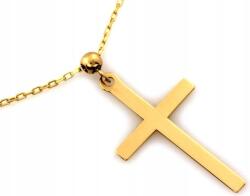 Lovrin Arany nyaklánc női 585-ös kereszt medállal, passzió nélkül r44 divatos minta