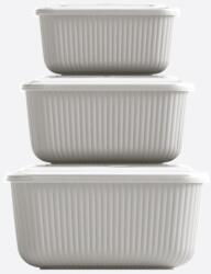 Dunya Plastic Ételtároló 3 részes szett 0, 6/1, 1/1, 8L