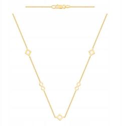 Lovrin Arany 585-ös horgony mintás nyaklánc, lemezes elemekkel díszítve, tökéletes ajándék (61107657)