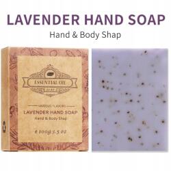 Természetes levendula szappan illóolajjal 100g kézre és testre