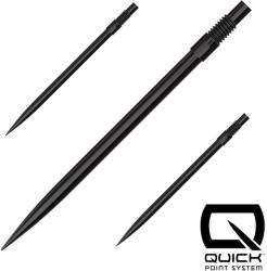 Harrows Darts fémhegy Harrows Quick Point fekete, 40mm