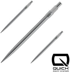 Unicorn Darts fémhegy Harrows Quick Point ezüst, 35mm