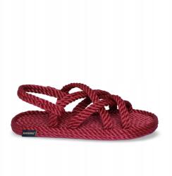 Bohonomad Női szandál Bohonomad Bodrum 41-es méret, Bordó, Városi (BOD.0009.WRS)