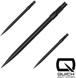 Unicorn Darts fémhegy Harrows Quick Point fekete, 35mm