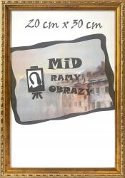 Marek & Darek Fotókeret Képekhez, Finom Faragásokkal, 20x30 CM, 15 MM, Arany Színű (5904996595890)