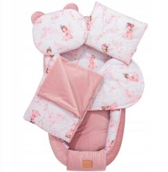 Jukki 5 az 1-ben Baba Szett Kétoldalas Kókuszmatrac XXL Pamut Soft Velvet Jukki