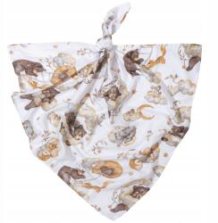 Jukki Muszlin Pólya Takaró pelenka 100X75 Macik (5904506812295)