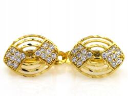 Lovrin Arany fülbevaló 585-ös cirkóniával, 2.20g, angol kapcsos, ajándéknak (60978859)